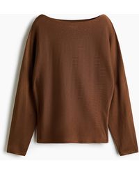 H&M - Schulterfreier Pullover - Lyst