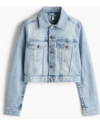 H&M - Kort Denim Jack - Lyst