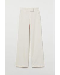 H&M Wide Pants - White