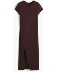 H&M - T-Shirtkleid in Midi-Länge - Lyst