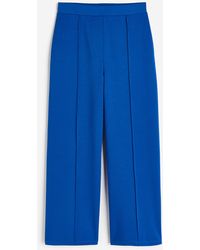 H&M Wide Tailored Trousers - Blue