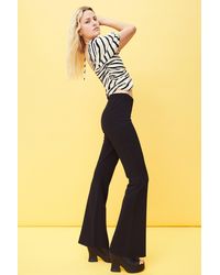 discount 96% WOMEN FASHION Trousers Print Black 34                  EU H&M Chino trouser 
