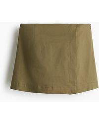 H&M - Skort im Wickelschnitt - Lyst