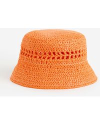 H&M - Bucket Hat aus Stroh - Lyst