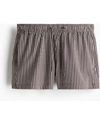 H&M - Badeshorts aus Seersucker - Lyst