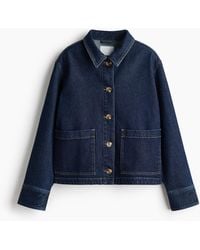 H&M - Veste En Denim De Coton - Lyst