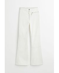 H&M Water-repellent Ski Pants - White