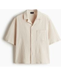 H&M - Freizeithemd aus Seersucker in Loose Fit - Lyst