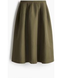 H&M - Jupe Trapèze Midi - Lyst