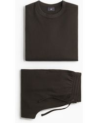 H&M - Baumwollpyjama mit Waffelstruktur - Lyst