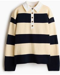 H&M - Pullover mit Kragen - Lyst