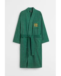 H&M Terry Dressing Gown - Green
