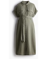 H&M - MAMA Blusenkleid aus Musselin - Lyst