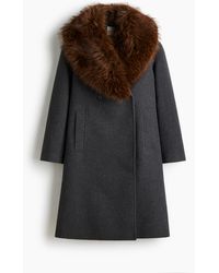 H&M - Double-breasted Jas - Lyst