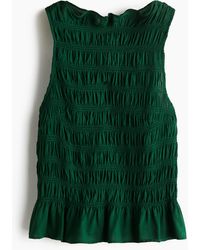 H&M - Gesmokte Top - Lyst