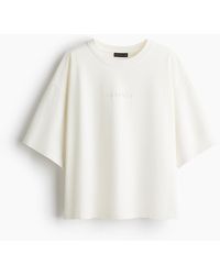 H&M - T-Shirt mit Motiv - Lyst