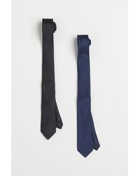 H&M - Lot de 2 cravates - Lyst