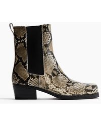 H&M - Eckige Chelseaboots - Lyst