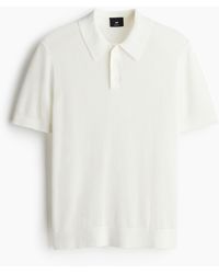 H&M - Poloshirt in Ajourstrick Regular Fit - Lyst