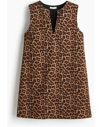 H&M - Twill Shift-jurk - Lyst
