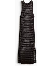 H&M - Ajourgebreide Strandjurk - Lyst