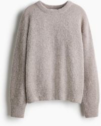 H&M - Oversized Pullover aus Alpakamix - Lyst