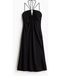 H&M - Gedrapeerde Halterjurk - Lyst