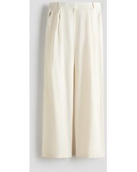 H&M - Weite, elegante Hose aus Leinengemisch - Lyst
