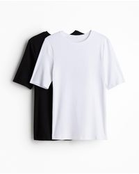 H&M - MAMA 2er-Pack T-Shirts - Lyst