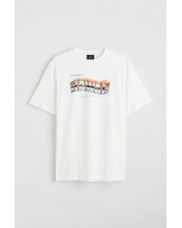 H&M Printed T-shirt - White