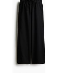 H&M - Twill Broek Met Drawstring - Lyst