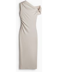 H&M - One-Shoulder-Kleid mit Twistdetail - Lyst