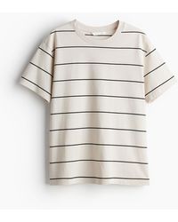 H&M - T-shirt en coton - Lyst