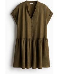 H&M - Tunikakleid aus Crinklestoff - Lyst