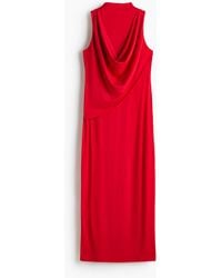 H&M - Gedrapeerde Maxi-jurk - Lyst