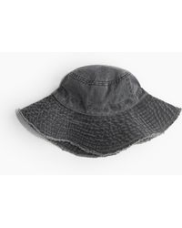 H&M - Bucket Hat aus Baumwolle mit Fransenkante - Lyst