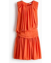 H&M - Gedrapeerde Bubble-hemjurk - Lyst
