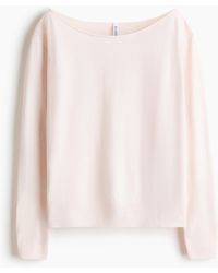 H&M - Schulterfreier Pullover - Lyst