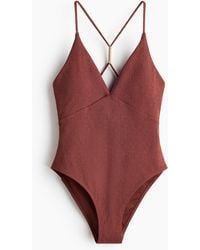 H&M - Badpak Met Padded Cups - Lyst