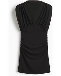 H&M - Gedrapeerde Mini-jurk - Lyst