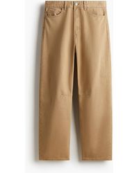 H&M - Pantalon Relaxed Fit En Coton - Lyst