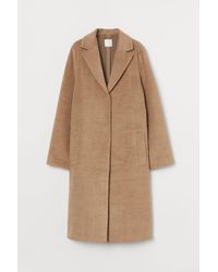 H&M Knee-length Coat - Natural