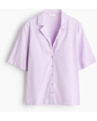 H&M - Freizeitbluse aus Leinengemisch - Lyst