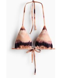 H&M - Padded Triangelbikinitop - Lyst