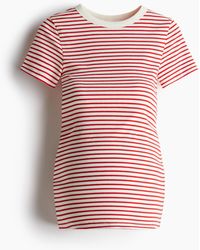 H&M - MAMA Geripptes Shirt - Lyst