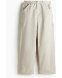 H&M - Relaxed Fit Worker trousers - Lyst