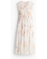 H&M - Gerafftes Kleid aus Viskose - Lyst