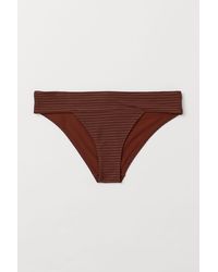 H&M Bikinihose Tanga - Natur