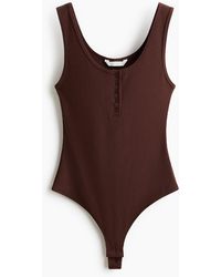 H&M - Body string côtelé - Lyst