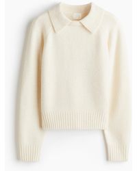 H&M - Pull Avec Col - Lyst